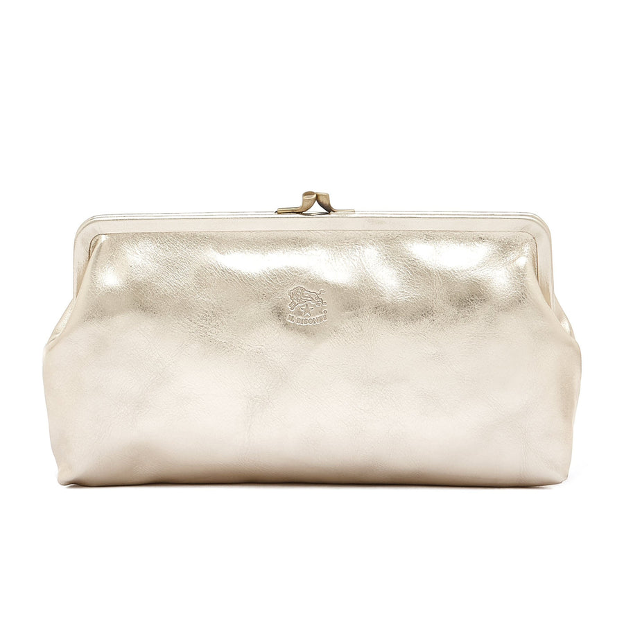 Il Bisonte Classic Clutch Platino