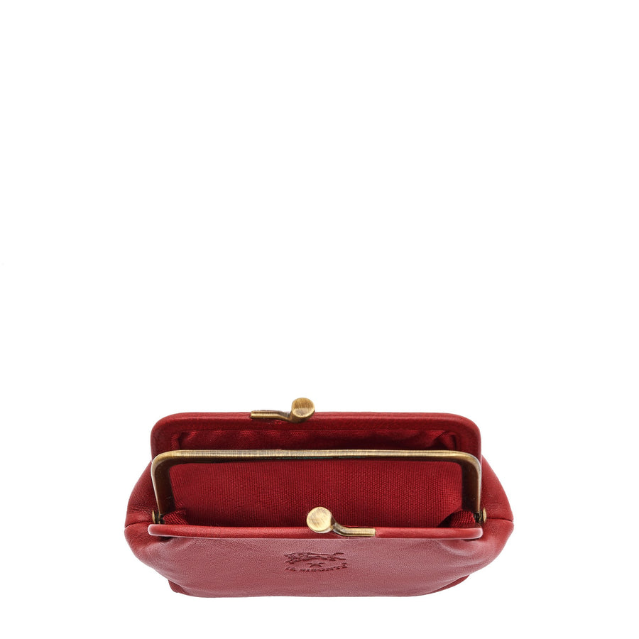 Il Bisonte Coin Purse Red