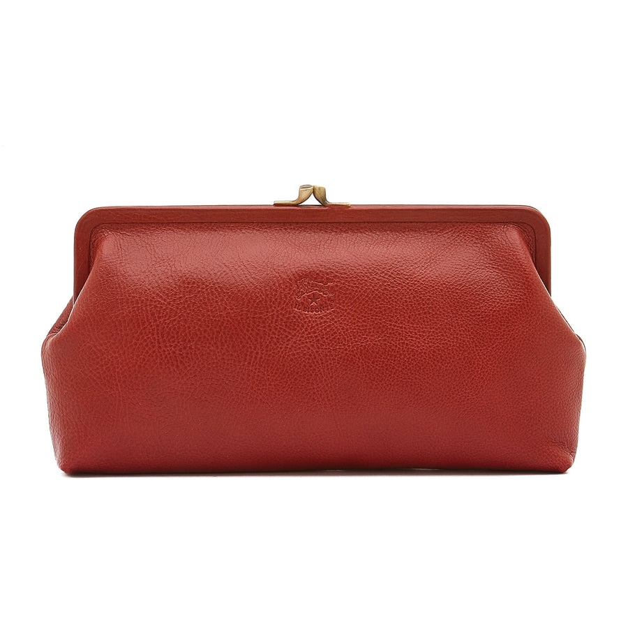 Il Bisonte Manuela Clutch Rosso