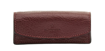 Il Bisonte Musa Lipstick Case in Amarena