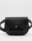 Il Bisonte Parione Belt Bag in Black