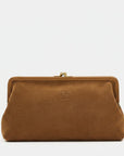 Il bisonte suede clutch