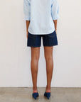 Jamie Haller Tailor Shorts in Raw Rinse