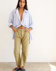 Jamie Haller Hammer Loop Pant in Eucalyptus