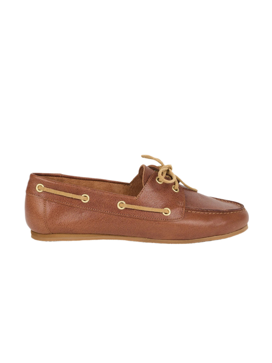 Jamie Haller Boat Loafer in Brown