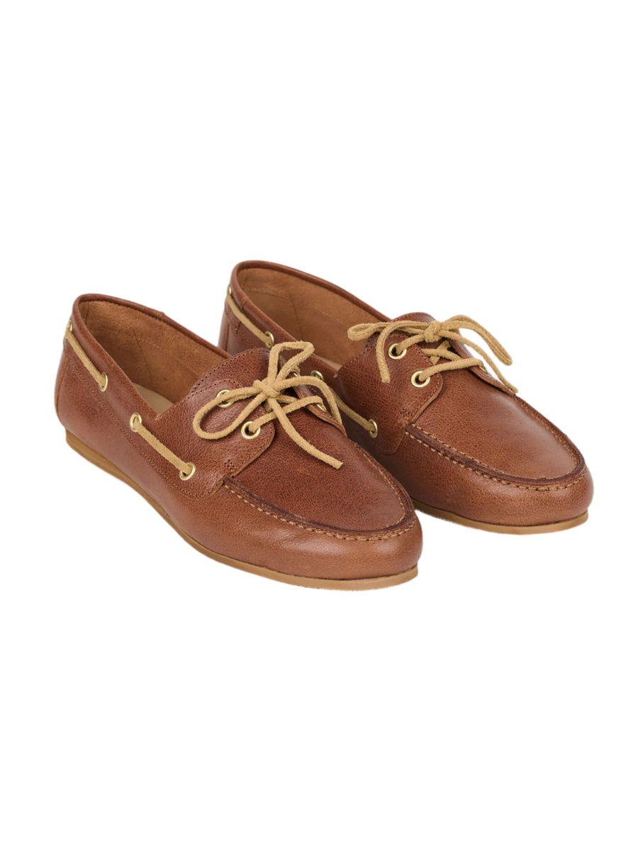 Jamie Haller Boat Loafer in Brown