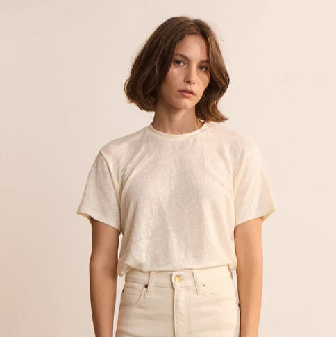 Jamie Haller Chameleon Tee in Ecru