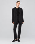 Jamie Haller Jazz Slipper in Black Patent Leather