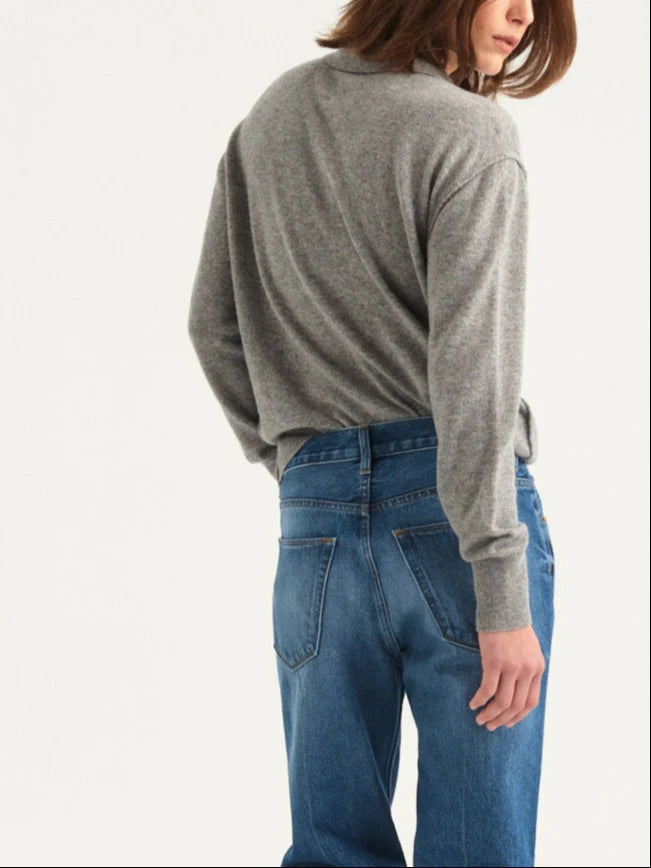 Jamie Haller Slouch Jeans in Deep Blue