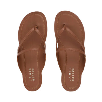 Jamie Haller Thong Sandal in Cognac
