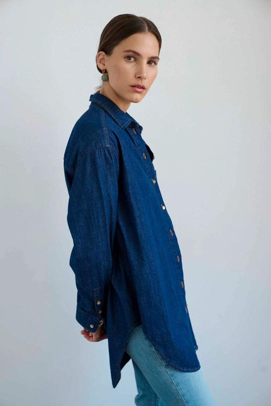 Jamie Haller Essential Shirt in Raw Rinse