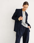 Jamie Haller Julius Blazer in Dark Navy