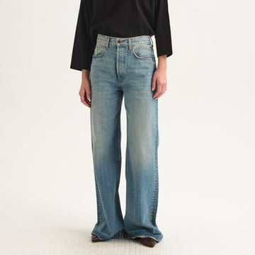 Jamie Haller Lax Wide Jeans in Worn Indigo