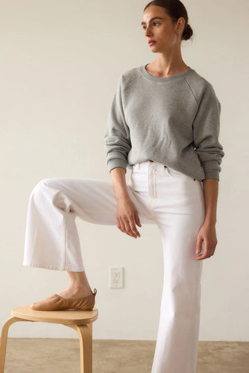 Jamie Haller Wide A Leg Pants in Soft White