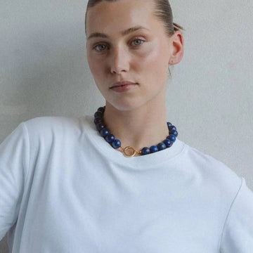 Lapis Lazuli Bead Necklace