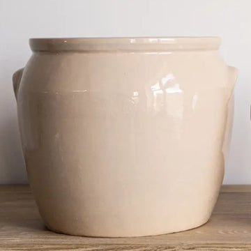 Large French Pot in Cream