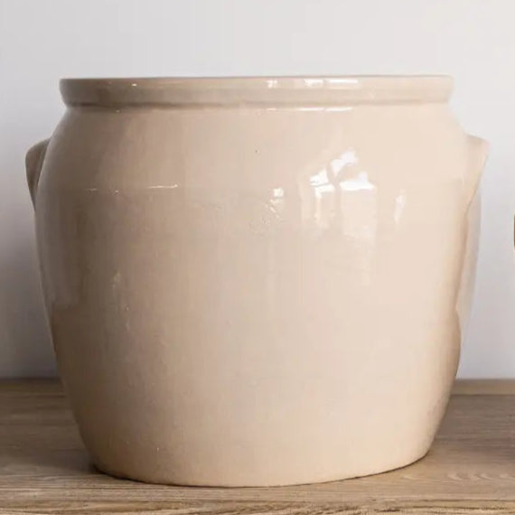 Large French Pot in Cream