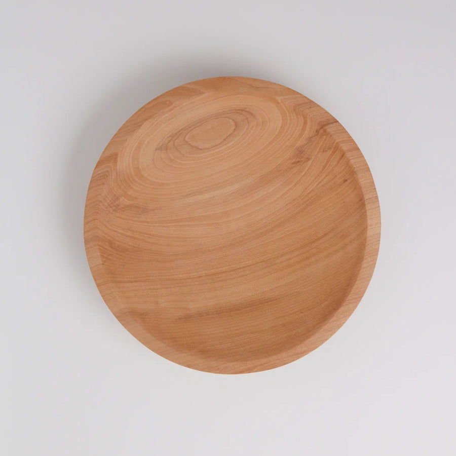 Large Shallow Serving Bowl in Maple