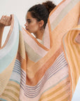 Linen Scarf in Jewel