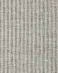 Linen Tea Towel Green Natural Brittany