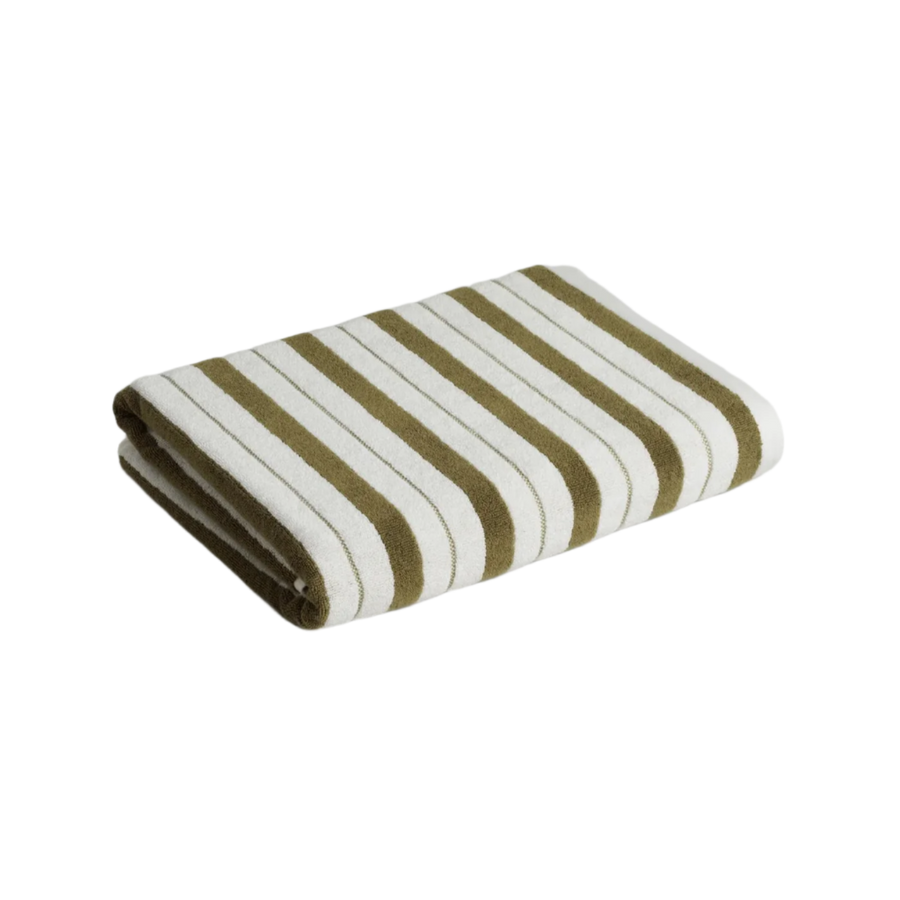 Madison Pool Towel in Caper & Chalk