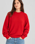 Marin Cashmere Sweater in Red