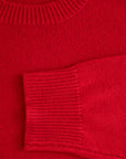 Marin Cashmere Sweater in Red