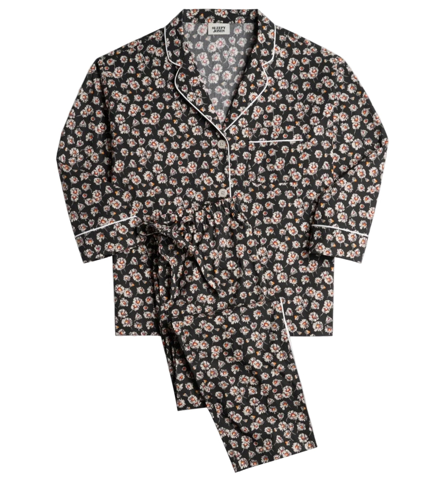 Marina Pajama Set in Daisy Print