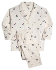 Marina Pajama Set in Embroidered Posy