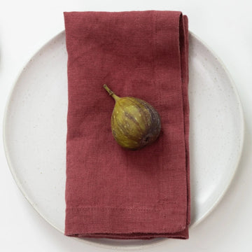 Marsala Linen Napkins Set of 4