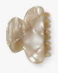 Mini Hair Claw in Sand Shell