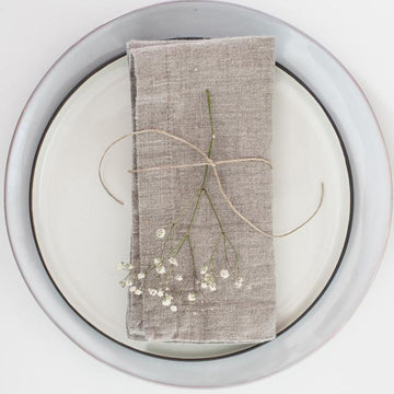 Natural Linen Napkins Set of 4