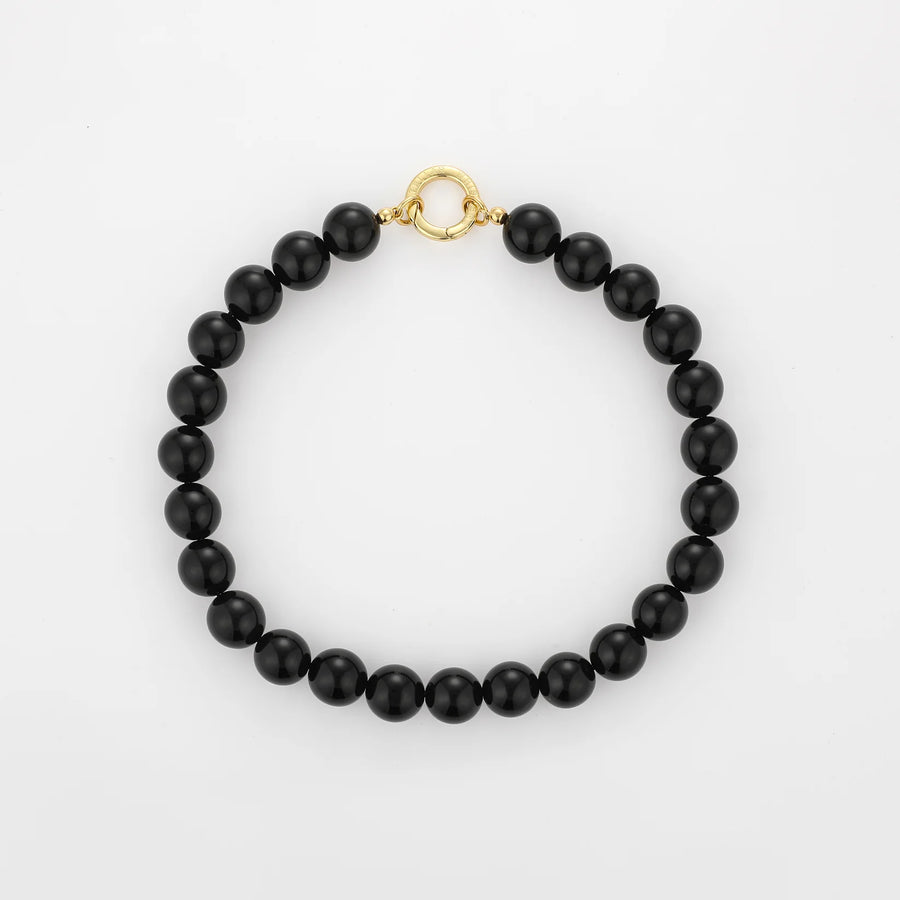 Onyx Bead Necklace