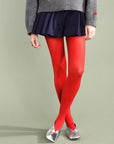 Opaque Tights in Red