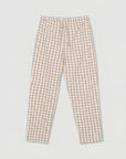 Pajama Pants in Grey & Birch Gingham