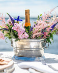 Pewter Wine Bucket with Handles
