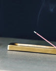 Rectangle Brass Incense Stand