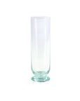 Recycled Glass Footed Champagne