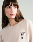 Rhys Crewneck Sweater in Oatmeal