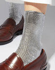 Ribbed Laminate Socks