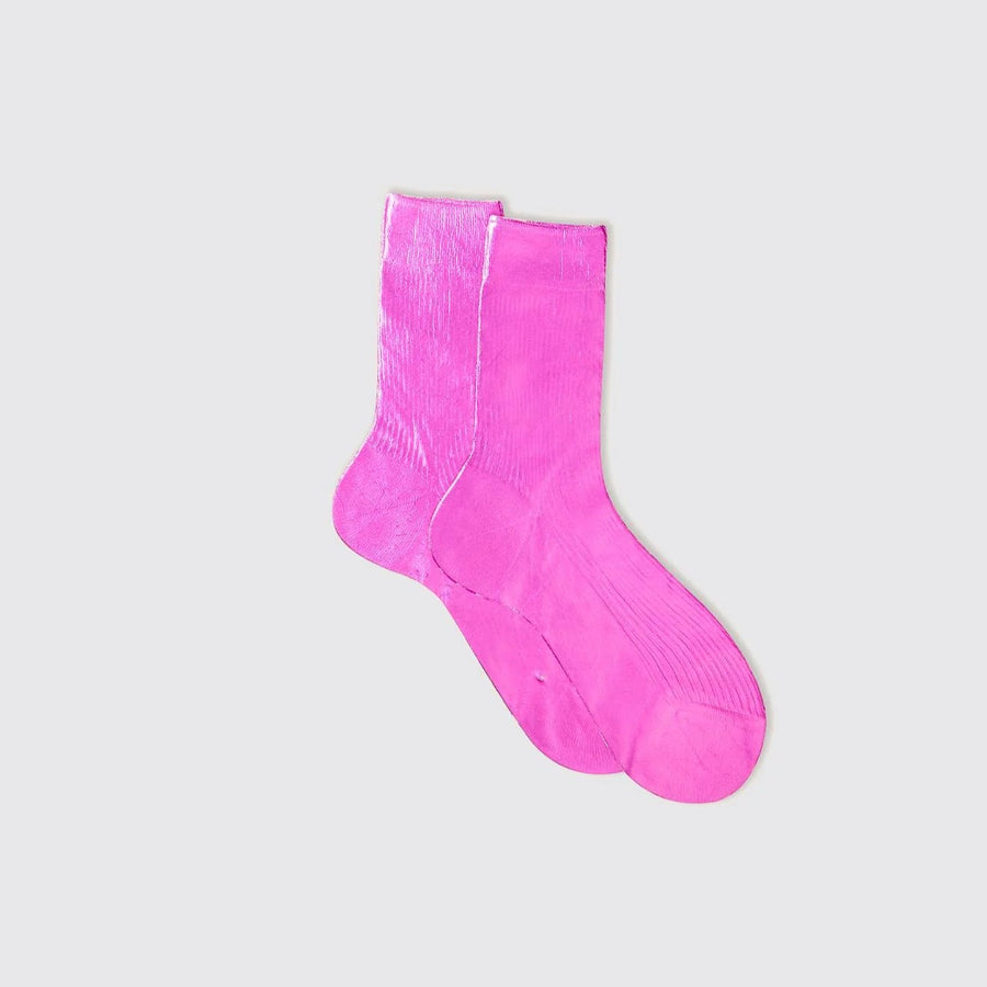 Ribbed Laminate Socks