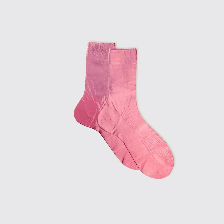 Ribbed Laminate Socks