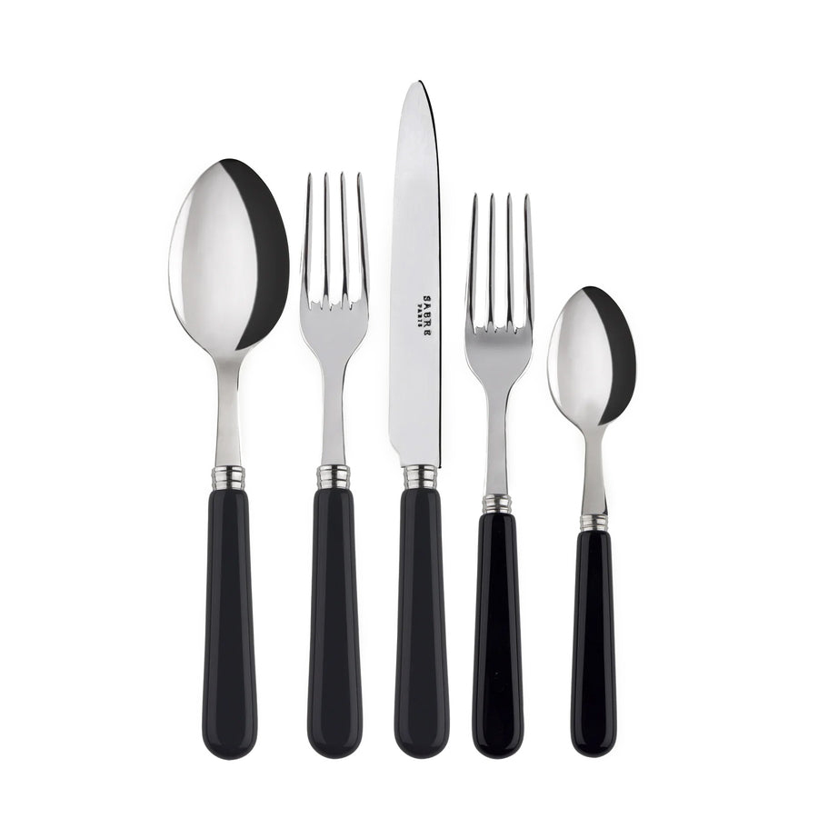 Sabre Pop Unis Flatware Set Black