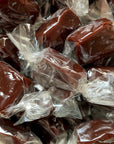 Salted Dark Chocolate Caramels