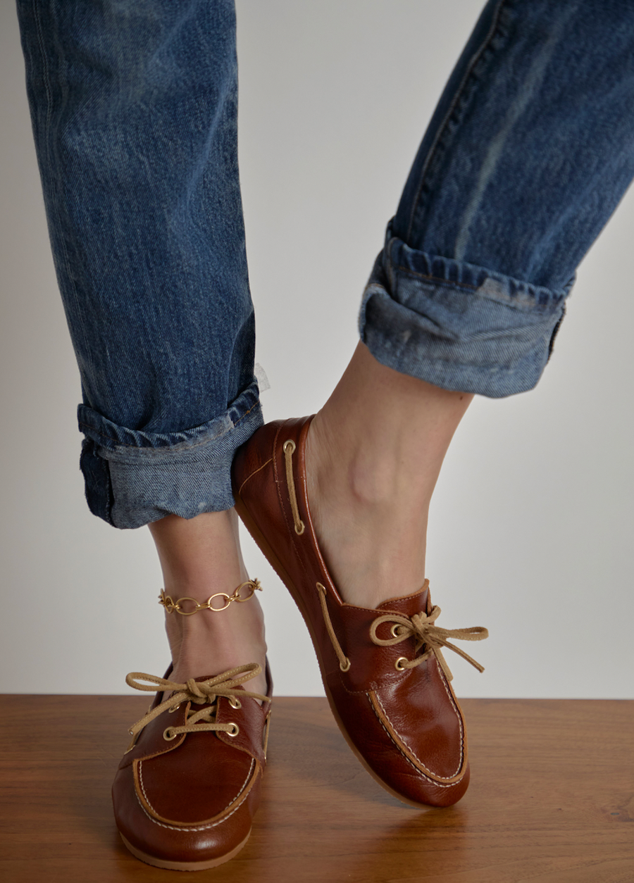 Jamie Haller Boat Loafer in Brown