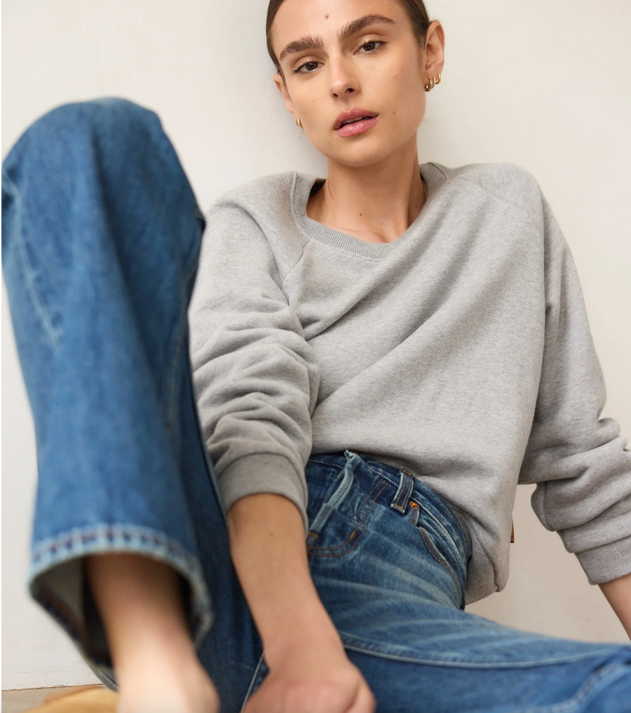 Jamie Haller Daily Sweatshirt in Heather Grey