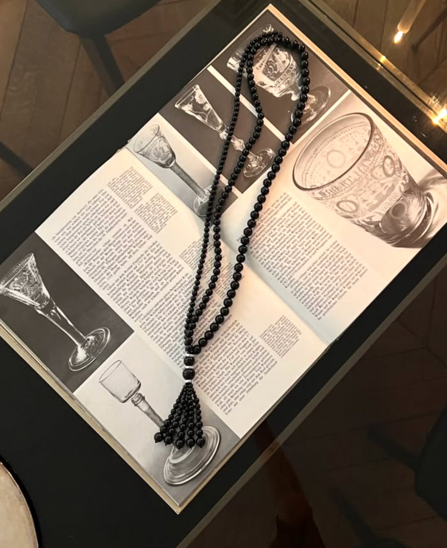 Onyx Tassel Necklace