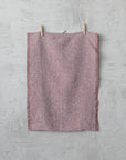 Linen Tea Towel Bordo Antico Melange