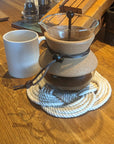 Small Cotton Trivet in Tan