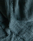 Throw in Balsam Green Waffle Linen 61" x 79"